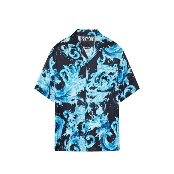 Versace Jeans Couture Blue Shirts Men